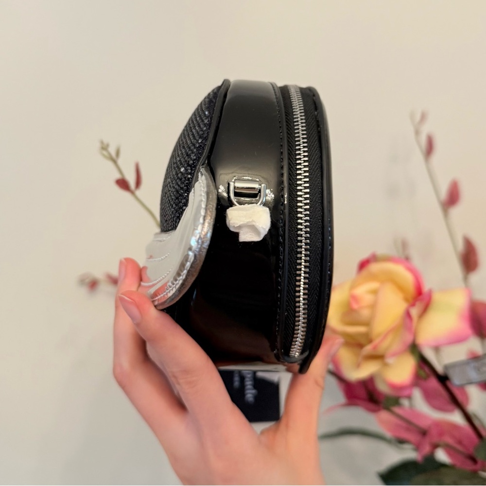 Novelty kate spade Black and Silver Saturn Space Crossbody Purse - Picture 7 of 8